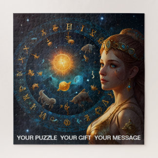 Fantasy Abstrakt Celestiac Zodiac Sign Dreamscape Puzzle