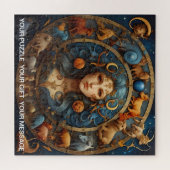 Fantasy Abstrakt Celestiac Zodiac Sign Dreamscape Puzzle (Horizontal)