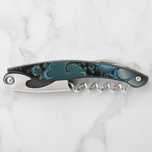 Fantasy Abstrakt Tentacle Fraktal Design Kellnermesser (Vorderseite)