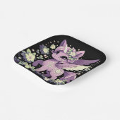 Fantasy Adorable Unicorn Kinderdusche Pappteller (Gewinkelt)