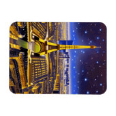 Fantasy Aerial View von Paris Unterhalb der Sterne Magnet (Horizontal)