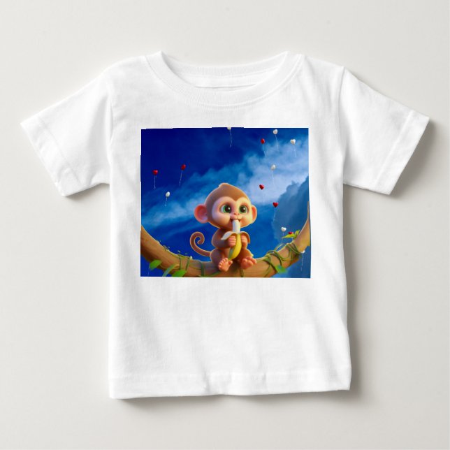 Fantasy-Affe Baby T-shirt (Vorderseite)
