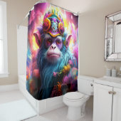 Fantasy-Affenkönig Duschvorhang (Beispiel)