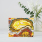 Fantasy Agate Opus 01 Postkarte (Stehend Vorderseite)