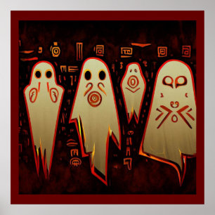 Fantasy Ägyptische Geister Halloween 1 Poster