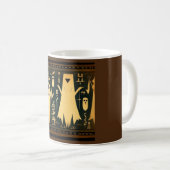 Fantasy Ägyptische Geister Halloween 3 Kaffeetasse (VorderseiteRechts)