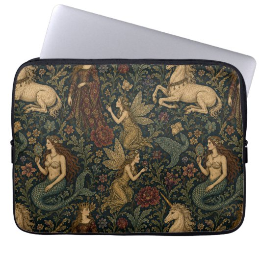 Fantasy Akademia Weiblich Laptopschutzhülle (Vorderseite)