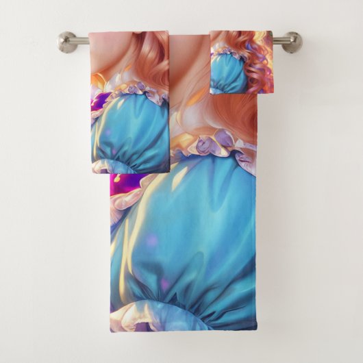 Fantasy-Alice im Wunderland Badhandtuch Set (Insitu)