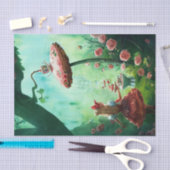 Fantasy Alice im Wunderland Decoupage Seidenpapier (Handwerk)