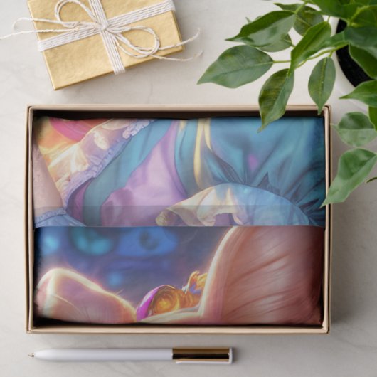 Fantasy Alice im Wunderland Decoupage Seidenpapier (Geschenk)