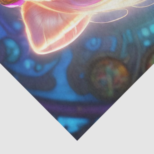 Fantasy Alice im Wunderland Decoupage Seidenpapier (Detail)