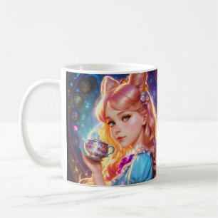 Fantasy-Alice im Wunderland Kaffeetasse