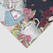 Fantasy Alice im Wunderland Magischer Wald & Rose Seidenpapier (Ausschnitt)