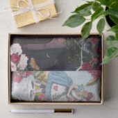 Fantasy Alice im Wunderland Magischer Wald & Rose Seidenpapier (Geschenk)