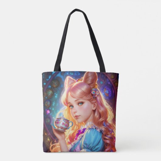 Fantasy-Alice im Wunderland Tasche (Rückseite)