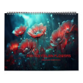 Fantasy Alien Blume Kalender (Titelbild)