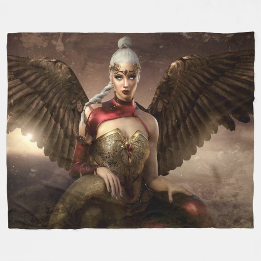 FANTASY ANGEL FLEECEDECKE (Vorderseite (Horizontal))