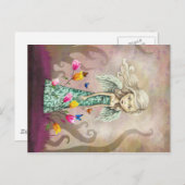 Fantasy Angel Girl Postkarte (Vorne/Hinten)