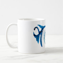 Fantasy Animal Blue Dragons Kaffeetasse