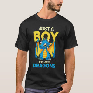 Fantasy Animal Mythature Boys Niedlich Dragon T-Shirt