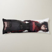 Fantasy Anime Hübsch Girl Seitenschläferkissen (Rückseite)