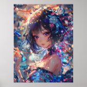 Fantasy-Anime-Mädchen Poster (Vorne)