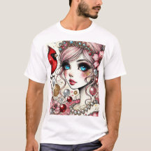 Fantasy Anime Manga Girl Rin Lieben Ihr Vogel Tshi