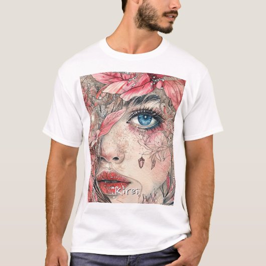 Fantasy Anime Manga Japan Kirei 綺 Tshirt Custom 麗 (Vorderseite)