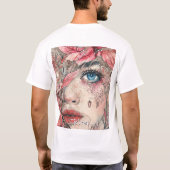 Fantasy Anime Manga Japan Kirei 綺 Tshirt Custom 麗 (Rückseite)