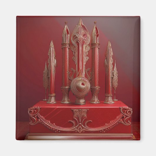 Fantasy Antik Füller Schreibtischgarnitur Magnet (Vorne)