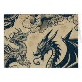Fantasy Antike Drachen (Vorderseite (Horizontal))