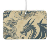 Fantasy Antike Drachen Autolufterfrischer (Rückseite)