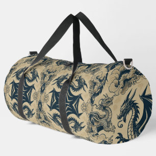 Fantasy Antike Drachen Duffle Bag
