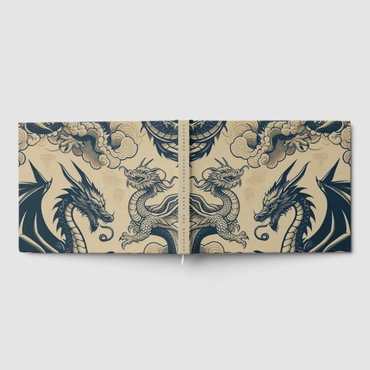 Fantasy Antike Drachen Gästebuch (Voll)