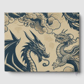 Fantasy Antike Drachen Gästebuch (Rückseite)