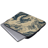 Fantasy Antike Drachen Laptopschutzhülle (Vorne Knopf)