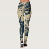 Fantasy Antike Drachen Leggings (Rückseite)