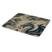 Fantasy Antike Drachen Schneidebrett (Ecke)