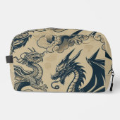 Fantasy Antike Drachen Waschbeutel (Vorderseite)