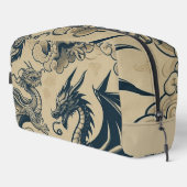 Fantasy Antike Drachen Waschbeutel (Rechte Ecke)