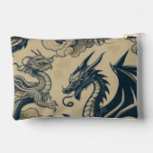 Fantasy Antike Drachen Zubehörtasche (Rückseite)