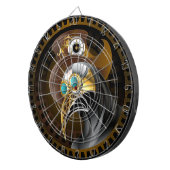 Fantasy Antique Steampunk Plague Doktor Gears Dartscheibe (Vorderseite rechts)