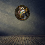 Fantasy Antique Steampunk Plague Doktor Gears Dartscheibe<br><div class="desc">Treten Sie ein in die Welt des zauberhaften Steampunk Stils mit unserem Steampunk Plague Doctor Dartboard. Dieses faszinierende Stück Steampunk Kunst präsentiert ein faszinierendes Design mit einem geheimnisvollen Pestarzt, komplett mit komplizierten Zahnrädern und einer antiken Uhr. Genießen Sie die Viktorianische Eleganz und den Charme der Industrie, während Sie Ihr Lieblingsspiel...</div>