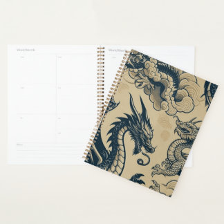 Fantasy Antiqued Drachen Planer
