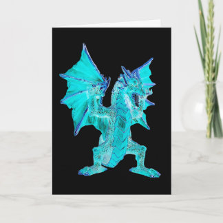 Fantasy Aqua Dragon  Card Karte
