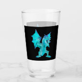Fantasy Aqua Dragon Glas (Vorderseite)