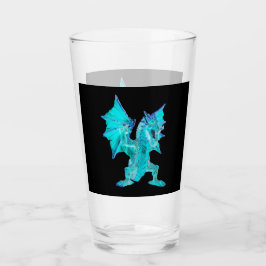 Fantasy Aqua Dragon Glas