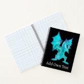 Fantasy Aqua Dragon Notizblock (Innenseite)