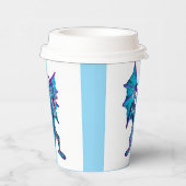 Fantasy Aqua Dragon Pappbecher (Rechts)