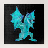 Fantasy Aqua Dragon Puzzle (Vertikal)
